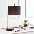 thumbnail image 3 of SAFAVIEH Felton 21 in. Art Deco Table Lamp with USB Port, Gold/Black, 3 of 8