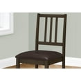 thumbnail image 2 of Monarch Specialties Dining Chair, Set Of 2, Side, Upholstered, Kitchen, Dining Room, Pu Leather Look, Wood Legs, Brown, Transitional, 2 of 4