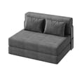 thumbnail image 1 of Ourlova 4-In-1 Convertible Sofa Bed And Sleeper Chair 80 Inch Convertible Loveseat With Pillows Dark Gray, 1 of 7