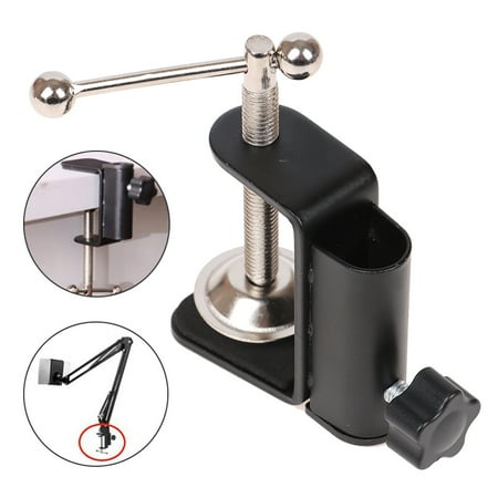 

MageCrux Cantilever Bracket Clamp Holder Desk Lamp Clip Fittings Base Hose For Mic Stand
