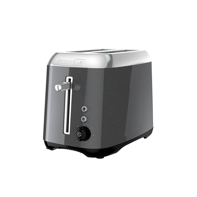 Black & Decker Bd 2 Sl Blk Ss Toaster