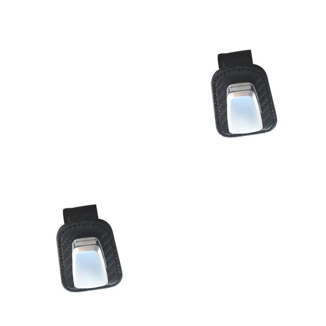 Scienceny Soporte para gafas de coche, organizador de visera para automóvil, colgador de gafas con Clip, almacenamiento creativo, componentes fáciles de Fibra de carbon 2piezas Scienceny CBP344399