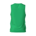 thumbnail image 3 of Gaeub Forestgreen Men's Mesh Basketball Jersey, Quick-Drying Sleeveless Top S-4XL, Loose Muscle Tank Top -4X-Large, 3 of 9