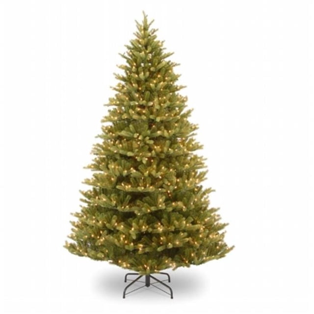 National Tree PENM1-310-75 7.5 ft. Feel-Real Normandy Fir HingedTree with 1000 Clear Lights