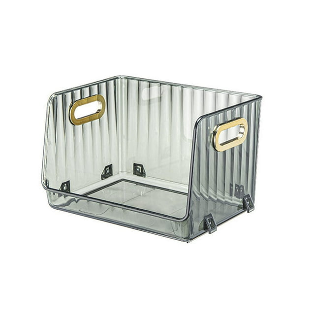 Contenedores de Almacenamiento Contenedor de Almacenamiento Transparente Cesta de Almacenamiento para El Hogar Caja de Almacenamiento Contenedores de Verde Pequeño BLESIY Cesta de almacenaje