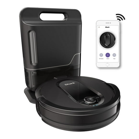 Shark RV1001AEC, IQ Robot Self-Empty Vacuum, Black, 35W