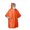 Orange, variant on Jkung Emergency Survival Raincoat Reversible Reusable Weather Resistant Heat Retention Poncho with Hood Camping Supplies