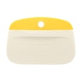 thumbnail image 2 of Shiogb Cake Dough Plastic Baking Scraper, Butter Cutter Spatula Tool, Dough Blender for Pastry Making, Kitchen Dining Bar Utensil for Mixing, Yellow, 2 of 9