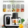 thumbnail image 3 of MOMYEASY - Máquina de alimentos para bebés, procesador de alimentos para bebés, vaporizador de alimentos para bebés y licuadora de puré de alimentos todo en uno, máquina de molinos de alimentos con, 3 of 5
