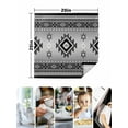 thumbnail image 5 of nqOlkjepod Gray Aztec Cloth Napkins Set of 8 Reusable Dinner Napkins, Bohemian Southwest Country Ethnic Art Cocktail Napkin Washable Table Napkins for Wedding/Holiday Party/Baby Shower 20"x20", 5 of 8