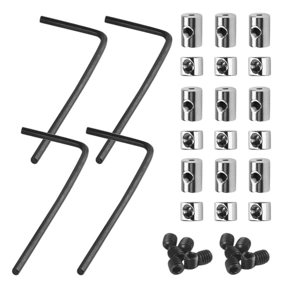 SEWOART 1Set Locking Pin Backs Plated Silver Metal Keepers for DIY Use on Suits Vests Hats Bags