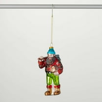 6"H Sullivans Lumberjack Christmas Ornament, Multicolor