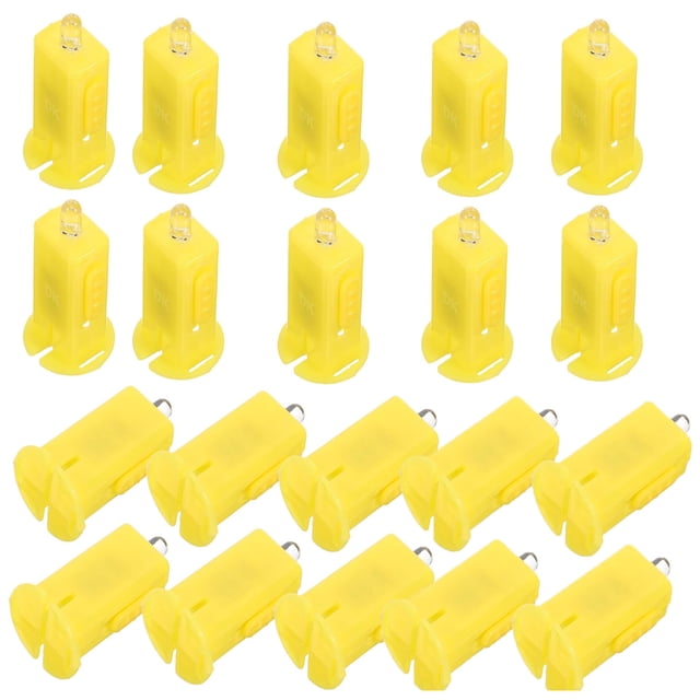 Tignapoo DIY White LED Lantern Lights - 20 Pack for Creative Crafting and Decoration