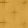 thumbnail image 2 of Better Homes & Gardens Corduroy Tufted Square Floor Cushion, Mustard Yellow, 2 of 7