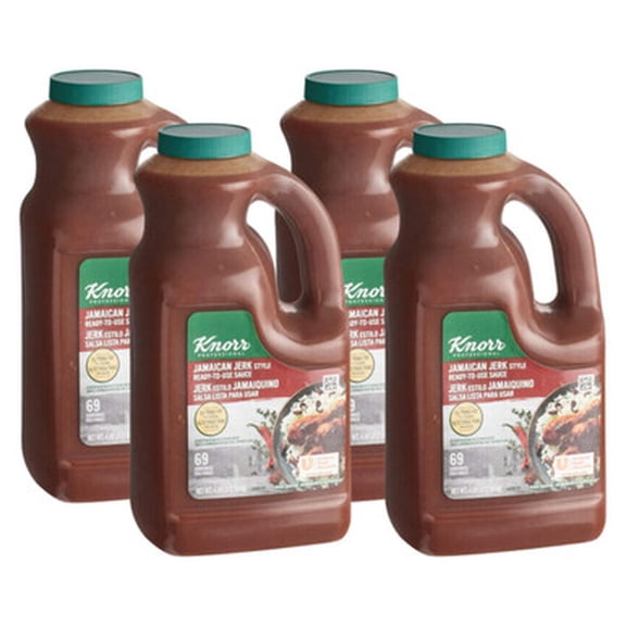 Knorr Jamaican Jerk Sauce 0.5 Gallon - 4/Case | Authentic Caribbean Flavor in Bulk