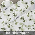 thumbnail image 7 of Sage Green Botanical Throw Pillow Cover 16 x 24 Inch Decorative Pillow Cover Retro Blossom Floral Wildflower Lumbar Pillowcase Seasonal Rectangle Cushion Case for Couch Sofa Bed Living Room, 7 of 7