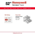 thumbnail image 3 of Honeywell Palm Island 52 Inch Tropical Ceiling Fan, No Light, Oil Rubbed Bronze, 3 of 10