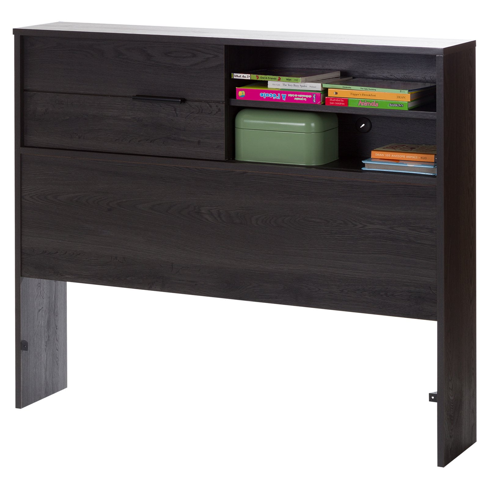 South Shore Fynn Twin Bookcase Headboard (39"), Multiple ...
