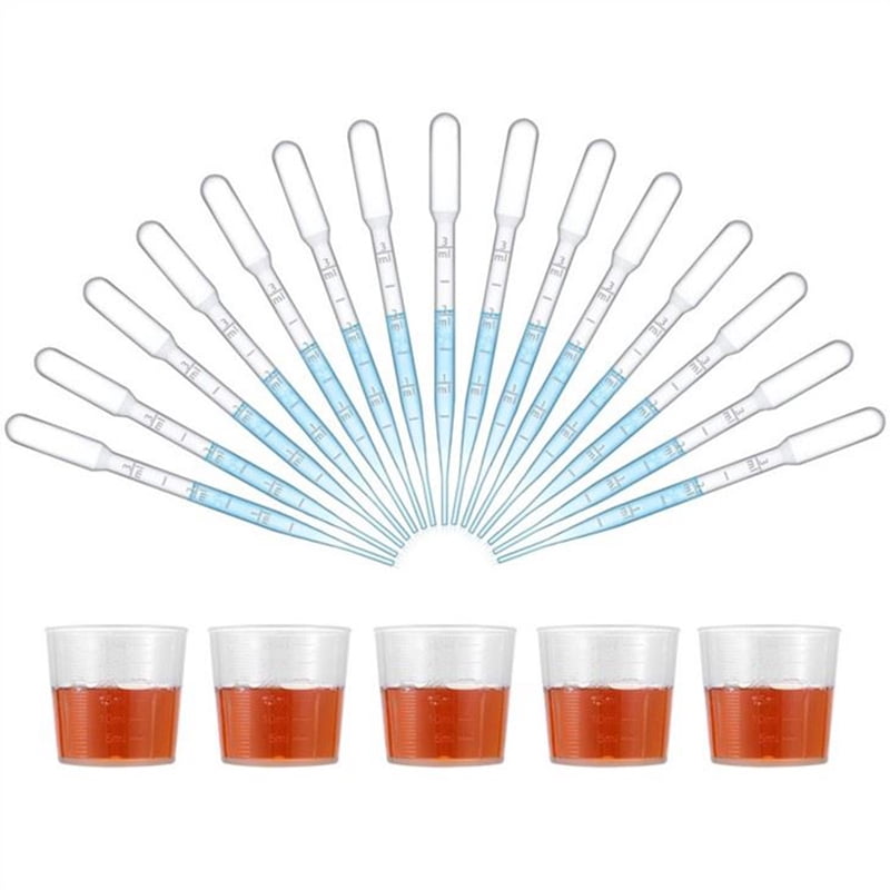 20pcs Disposable Transfer Pasteur Pipette 1ml 3ml 5ml 10ml Pipette With Scale Lab Supplies Pipettes ,Precision & Accuracy