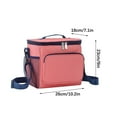 thumbnail image 3 of Chmadoxn Lunch Box, Bento Boxes Stock Take Away Insulation Bag For Lunch Boxes Large Capacity Office Workers' Bento Bags Handbags Insulation Bags lunch boxes, 3 of 6