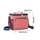 thumbnail image 3 of Bolsa térmica para almuerzo de gran capacidad | Bolsa Bento a prueba de fugas para trabajo, escuela, oficina | Bolso térmico reutilizable con correa para el hombro y bolsillos | Compatible con, 3 of 6