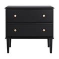 thumbnail image 4 of Prepac Table de nuit Lux Grey à 2 tiroirs, 16"P x 27,75"L x 25"H, 4 of 7