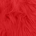 thumbnail image 4 of Luxury Shag Faux Fur-Christmas Fuzzy-Fabric by The Yard-Fluffy, Soft, Shaggy Mohair-for Sewing, Costumes, Plush Toys, Apparel, Decoration, Gnome Beard Miniature- Red(Style #5002), 4 of 4