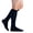 Navy, variant on EvoNation Men's Classic Ribbed 8-15 mmHg Compression Socks