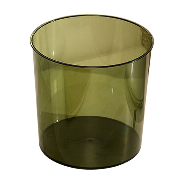 Small Trash Can Desktop Transparent Trash Bin, Plastic Trash Bin, Office Dressing Table, Small Countertop Trash Bin Mini Trash Can