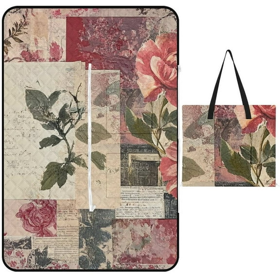 Bohemian Color Waterproof Picnic Blanket with Foldable Zipper, Suitable for Outdoor Use, Suitable for Travel, Camping, Beaches, Parks, Grasslands, Picnic Blanket Accessories