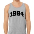 thumbnail image 2 of 1984 College Style Tank Top Unisex Large Grey, 2 of 5