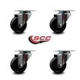thumbnail image 2 of Beverage-Air 185C28092AAA Replacement Caster Set - Service Caster Brand, 2 of 2