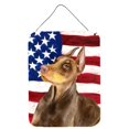 thumbnail image 1 of "Treasures Doberman Pinscher Patriotic Metal Print, 16"" x 12"", Multicolor" Caroline's Treasures BB9709DS1216, 1 of 1