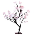 thumbnail image 1 of 1 luz de árbol de flores de fibra óptica., 1 of 3