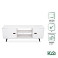 thumbnail image 2 of Centro de Entretenimiento modular KingsHouse para TV 150Cm con Repisas y Puertas blanco, 2 of 7