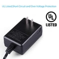 thumbnail image 2 of LotFancy 12V 1A Scooter Battery Charger for Razor E90 PowerRider 360 Core 90, W13111401014, 2 of 8