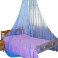 thumbnail image 1 of HEVIRGO Bed Net Lace Translucent Elegant Lightweight Breathable Safe Curtain for Decor, 1 of 10