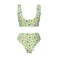 thumbnail image 6 of Rocae Cartoon Fruit for Bikini Set for Women Two Piece Sexy High Swimsuits Split Crossover Bikini X-Large, 6 of 9