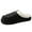 Black, variant on Suede House Slippers for Women Comfort Plush Slip on Shoes Furry Lined Fuzzy Slippers