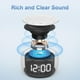 thumbnail image 3 of Reloj despertador con altavoz Bluetooth BUFFBEE con radio FM, color blanco, 3 of 7