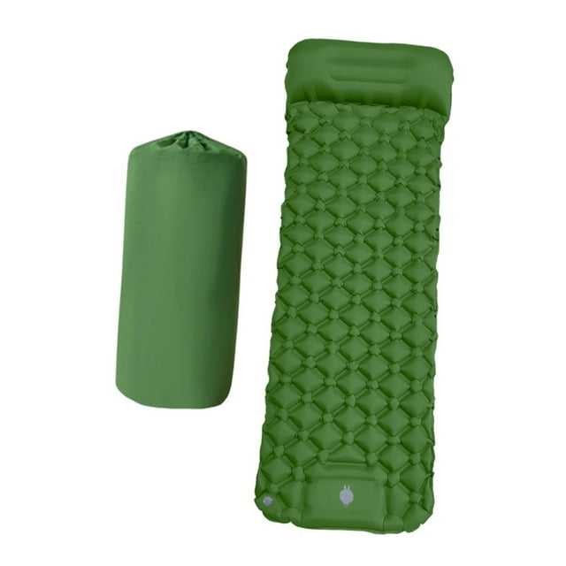 Colchoneta inflable para dormir, colchoneta para acampar con almohada, colchoneta ligera ultraligera para acampar, colchón para tienda de campaña
