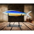 thumbnail image 2 of Shark Fish Glass Sculpture/Figurine in Ebony Black Finish, 2 of 2