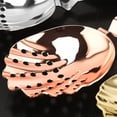 thumbnail image 4 of Vjnyvs Bartender Ice Strainer Stainless Steel Ice Spoon Filter Shell Shape Strainer Cocktail Strainer Professional Ice Cube Filter Spoon Home Kitchen Barware, 4 of 7