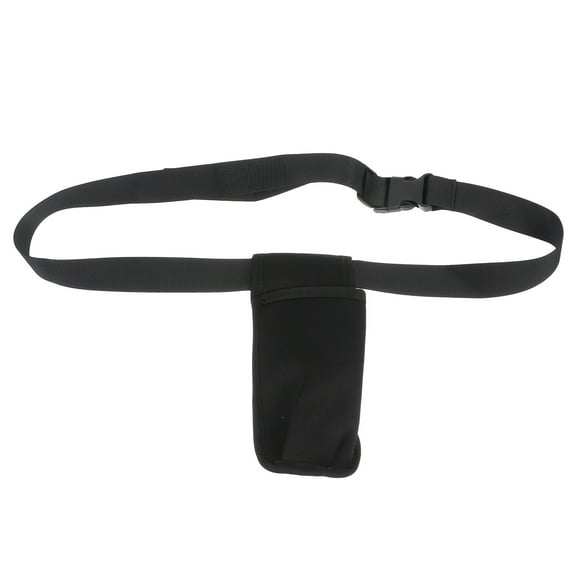 1pc Massager Bolso de cintura de aceite esencial Bolsa de masaje Bolsa de almacenamiento Soporte de aceite esencial (negro)