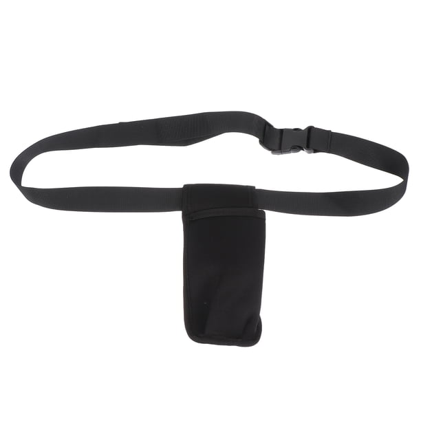 1pc Massager Bolso de cintura de aceite esencial Bolsa de masaje Bolsa de almacenamiento Soporte de aceite esencial (negro)