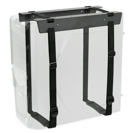 VIVO Black Under-Desk PC Adjustable Strap Mount | Computer Case Holder