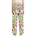 thumbnail image 3 of FORMRS Women's Pajama Pants with Pockets Soft Comfy Loungewear Sleep Bottom, Sizes S-2XL, Vegetables Pattern, 3 of 8
