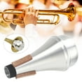 thumbnail image 1 of Trumpet Straight Mute, Light Weight Trumpet  Easy To Carry  for Your Family Environment, 1 of 8