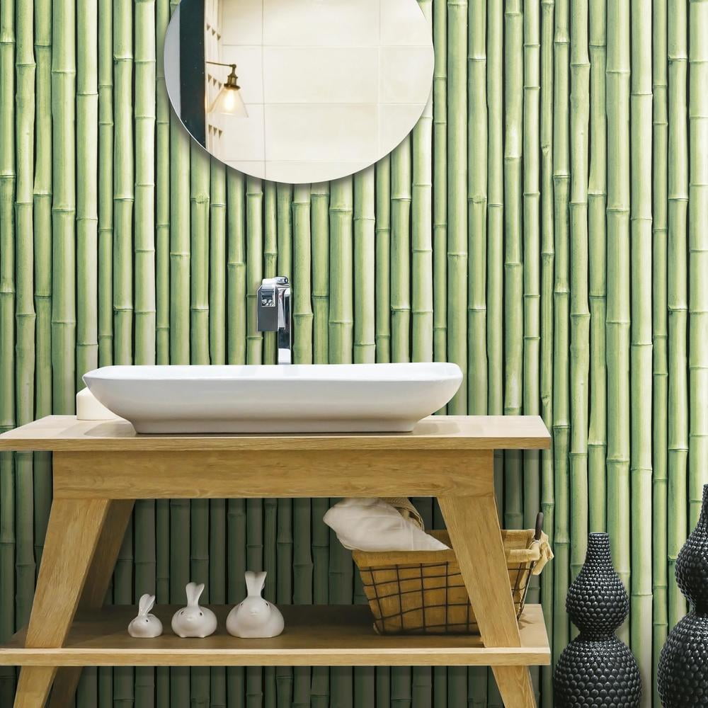 Bamboo Peel and Stick Wallpaper