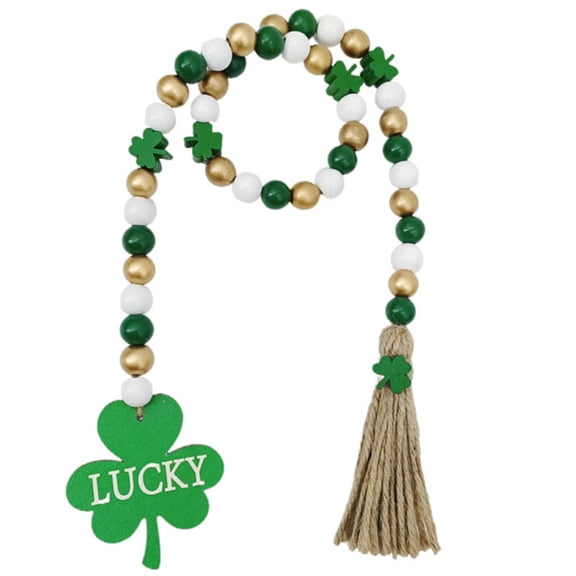 HONITANO Chic Wood Bead Wall Hanging For Festive Decor 1Pcs 33.41X1.97X0.79in